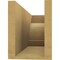 Ekena Millwork 6in. W x 8in. H x 20in. L Mediterranean Woodgrain TimberThane Rafter Tail, Primed Tan RFTUR06X08X20MEDRCPR - alternate 3
